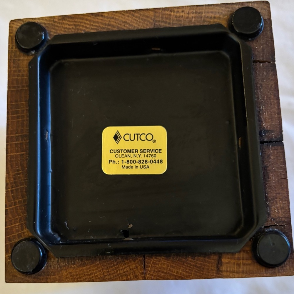 Cutco Honey Oak Wood Utensil Tool Holder - Picture 8 of 8
